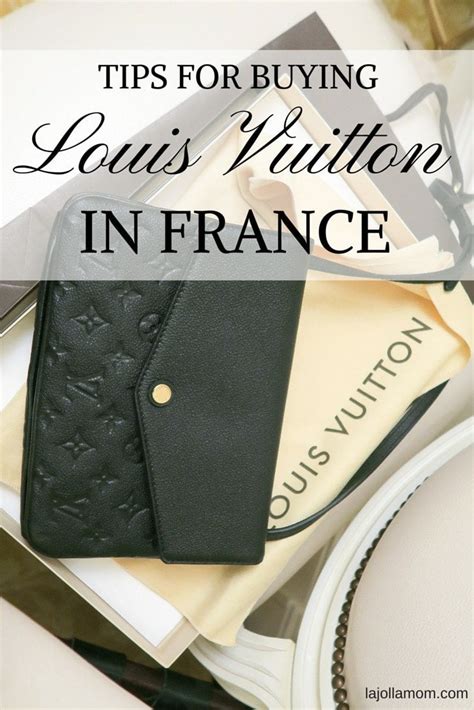 buying Louis Vuitton in france